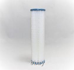 50 Pack Pleated Sediment Cartridge 2.5 x 10 Water Filter Protective Net