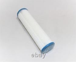 50 Pack Pleated Sediment Cartridge 2.5 x 10 Water Filter Protective Net