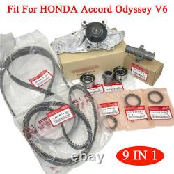 9Pcs Timing Belt Kit & Water Pump For HONDA / ACURA MDX All Accord Odyssey V6