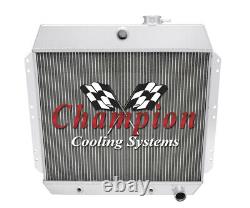 AAR Champion 2 Row Radiator for 1949 1954 Chevrolet Cars L6 Engine #EC4954-6