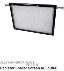 ALLSTAR RADIATOR SHAKER SCREEN 17 x 25, ALUMINUM, BLACK POWDER COAT