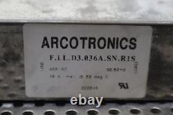 ARCOTRONICS F. LL. D3.036A. SN. R1S 480VAC 50/60Hz Line Filter Used See All Pictures