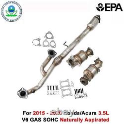 All 3 Catalytic Converters For 2015-2020 Honda/Acura 3.5L V6 With Flex EPA