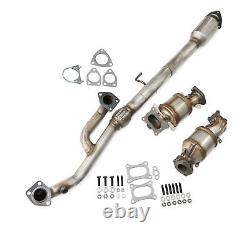 All 3 Catalytic Converters With Flex Pipe For Honda Pilot 3.5L 2016 2017 2018 2019