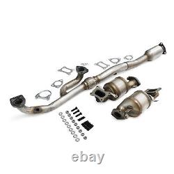 All 3 Catalytic Converters With Flex Pipe For Honda Pilot 3.5L 2016 2017 2018 2019