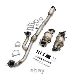 All 3 Catalytic Converters With Flex Pipe For Honda Pilot 3.5L 2016 2017 2018 2019