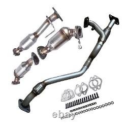 All 3 Fits 2009-2017 GMC Acadia 3.6L Catalytic Converter and Flex Y-pipe