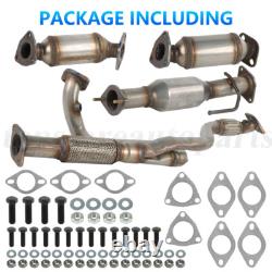 All 3 Fits 2009-2017 GMC Acadia 3.6L Catalytic Converter and Flex Y-pipe