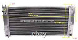 All Aluminum Radiator For GMC 2005-2013 Silverado 1500 5.3L 6.2L 3Rows AT/MT
