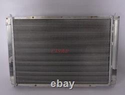 All Aluminum Radiator For Infiniti Q40 Q60 3.7L 2014-2015(with condenser) AT/MT