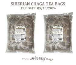 All Natural Siberian Chaga Mushroom Individual Filter Tea Bags Whole SALE