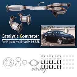 All Three Catalytic Converter Kit Set Fits For Nissan Maxima 3.5L 2009-2014