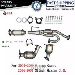 All Three Catalytic Set For 2004-2009 Nissan Quest2004-2006 Nissan Maxima 3.5L