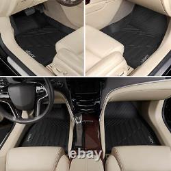 All Weather Floor Mats For 2013-2019 Cadillac XTS Front & Rear Row TPE Liners