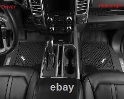All Weather Front+Rear Row Floor Mats Liner for 2015-2023 Ford Edge TPE Liners