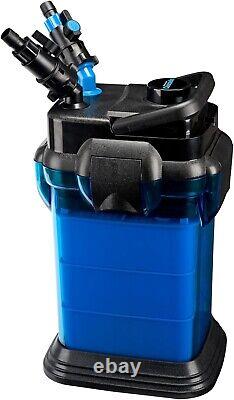 All in One Aquarium Canister Filter For Tanks Up To 100 Gallons (265 GPH)