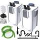 Aquarium Fish Tank External Canister Filter & Media With Optional Uv Steriliser