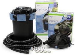 Aquascape UltraKlean 3500 Pond Filtration Kit, UV Clarifier and Solids-Handling