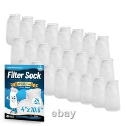 Aquatic Experts 4-Inch 200 Micron Felt Filter Socks Medium for Aquariums