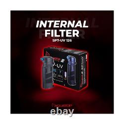 Aquatop 72-126 GPH Internal Filter Submersible Filter Includes Replaceabl