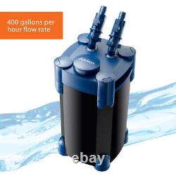 Aqueon QuietFlow Canister Filter 400 for Aquariums between 100 150 Gallons