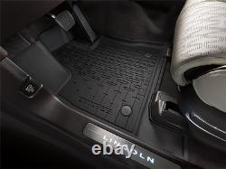 Aviator 2020-2025 Black Rubber All Weather Floor Liner Tray Protection Mats 4pc