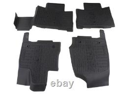 Aviator 2020-2025 Black Rubber All Weather Floor Liner Tray Protection Mats 4pc