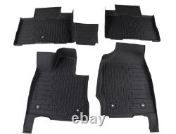 Aviator 2020-2025 Black Rubber All Weather Floor Liner Tray Protection Mats 4pc