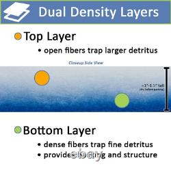 BULK! InTank Bonded Poly Filter Floss 20 wide X 30' FOOT ROLL- BUY IN BULK