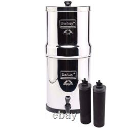 Berkey Water Filter System With 2 Black BB9-2 Filters Brand New