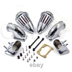 Bullet Dual Air Cleaner Kit Intake Filter For Suzuki Boulevard M109 All year