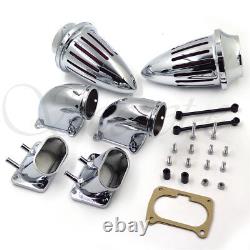 Bullet Dual Air Cleaner Kit Intake Filter For Suzuki Boulevard M109 All year