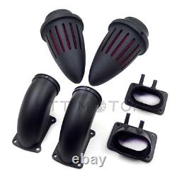 Bullet Dual Air Cleaner Kit Intake Filter For Suzuki Boulevard M109 All year Bla