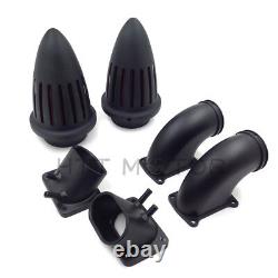 Bullet Dual Air Cleaner Kit Intake Filter For Suzuki Boulevard M109 All year Bla