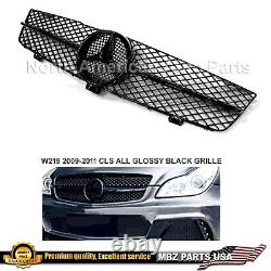 CLS 2009 2010 2011 All Black Gloss Grille CLS63 Style AMG Parts CLS550 CLS63