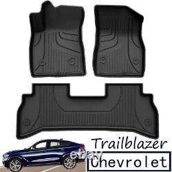 Car All Weather Floors Mat Liners Rubber For Chevrolet Trailblazer FWD 2021-2023