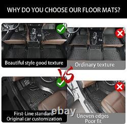 Car All Weather Floors Mat Liners Rubber For Chevrolet Trailblazer FWD 2021-2023