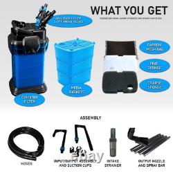 Cascade All-in-One Aquarium Canister Filter Up to 30 Gallons (115 GPH) Ca