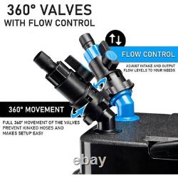 Cascade All-in-One Aquarium Canister Filter for Tanks Up to 200 Gallons
