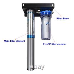 Commercial Ice Maker Water Filter Pre Filter + Main Filter + Bracket NEW