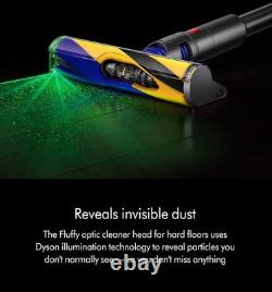 Dyson V15 Detect Cordless Vacuum Cleaner, YellowithNickel Brand New