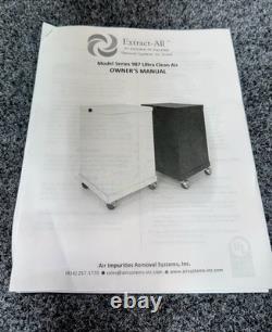 EXTRACT-ALL True HEPA Air Scrubber Purifier 1200 sq ft, 120V, 987-UCA1-WH