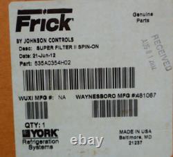 FRICK 535A0354H02 Super Filter II SPIN-ON New Old Stock See All Pictures