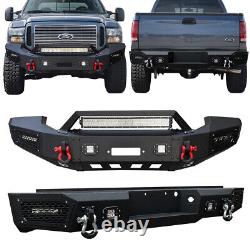 Fits 2005-2006-2007 Ford F250/F350 Super Duty Front Rear Bumper