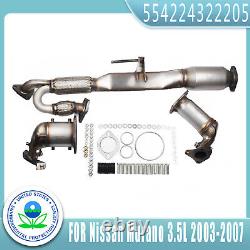 Fits Nissan Murano 3.5L All Three Catalytic Converters 2008-2019 25H43240/238239