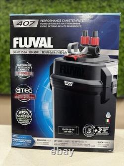Fluval 407 Canister Filter, 50 100 US Gal / 150 500 L #A449