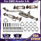 For 2009-2017 Gmc Acadia 3.6l All Three Catalytic Converters Flex Pipe 4 Pieces