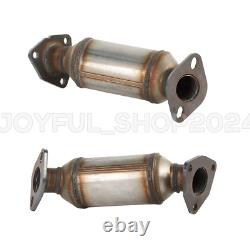 For 2009-2017 GMC Acadia 3.6L All Three Catalytic Converters Flex Pipe 4 PIECES