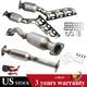 For 2011 2012 2013 Infiniti Qx56 All Four Catalytic Converters 5.6l Models