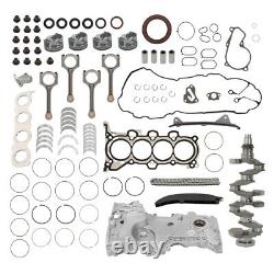 For 2014-2018 Kia Soul Forte Engine Rebuild Kit Crankshaft Con Rods Timing Kit